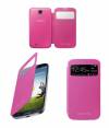 Samsung Galaxy S4 i9505 S-View Flip θήκη με πίσω καπάκι μπαταρίας - Φούξια SGS4SVBCB OEM Samsung Galaxy S4 i9505 S-View Flip θήκη με πίσω καπάκι μπαταρίας - Φούξια SGS4SVBCB OEM